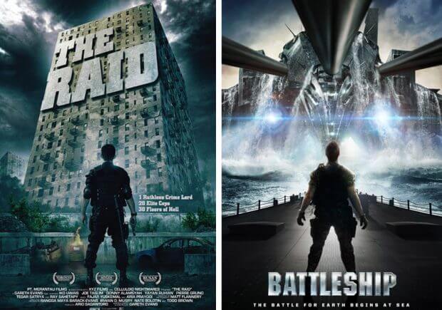 „The Raid“ vs. „Battleship“