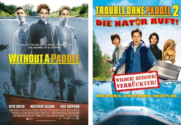 Filmplakat zu „Trouble ohne Paddel“ und „Trouble ohne Paddel 2“
