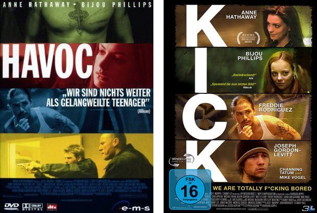 Die deutschen DVDs von „Havoc“