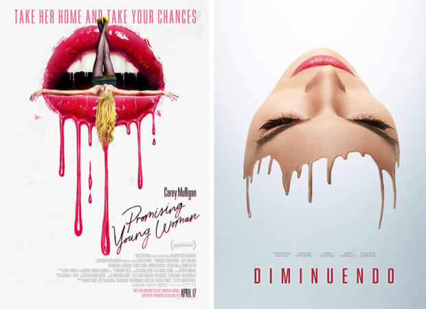 Poster zu „Promising Young Woman“ und „Diminuendo“